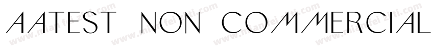AaTEST (Non Commercial Use)字体转换